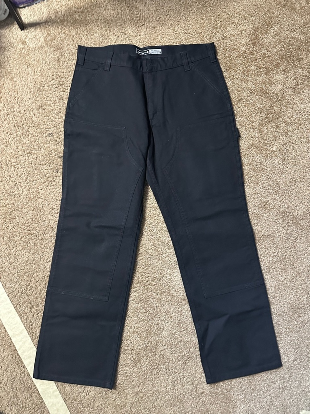 Carhartt Relaxed Straight Fit Duck Double Front Dungaree
